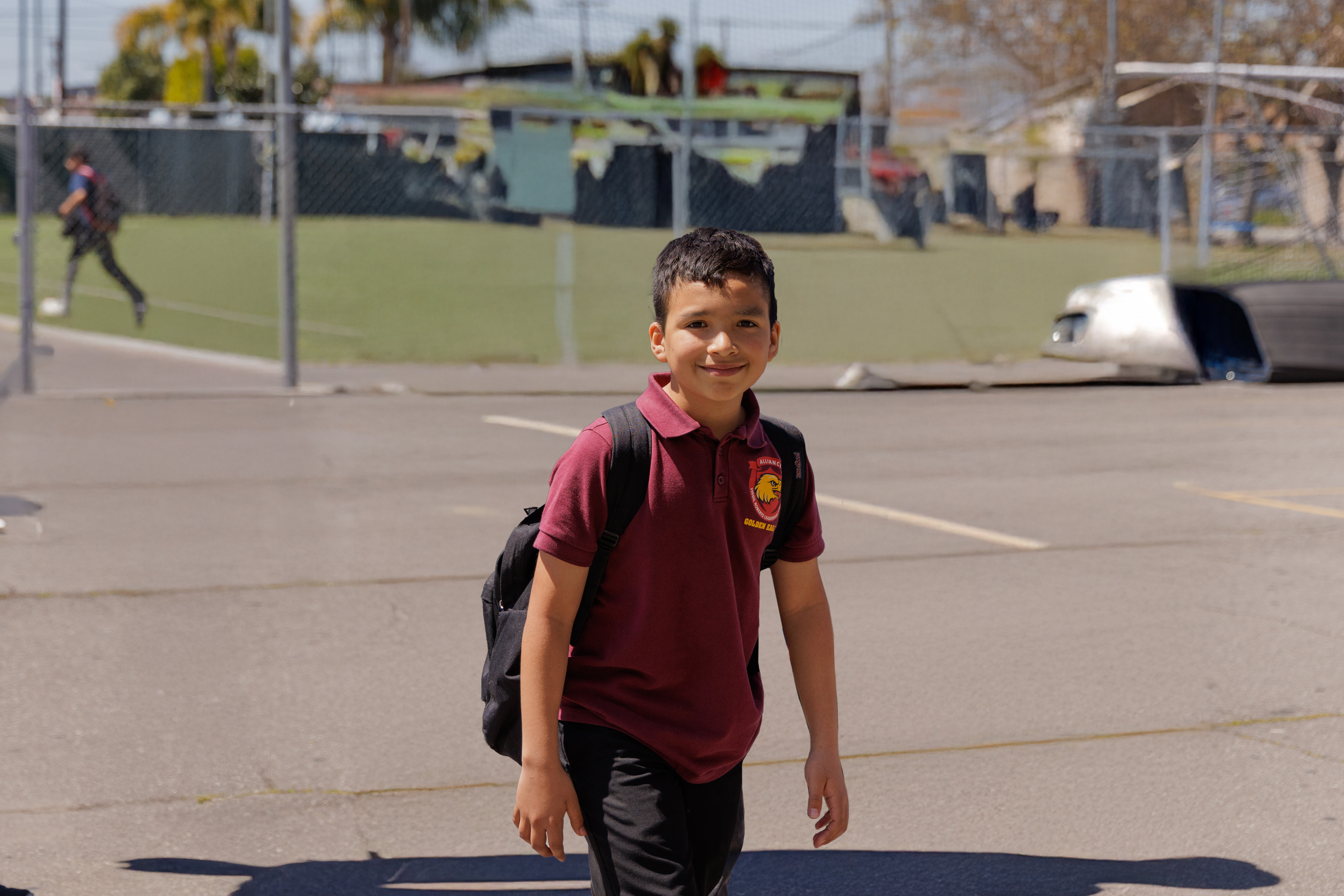 kids walking