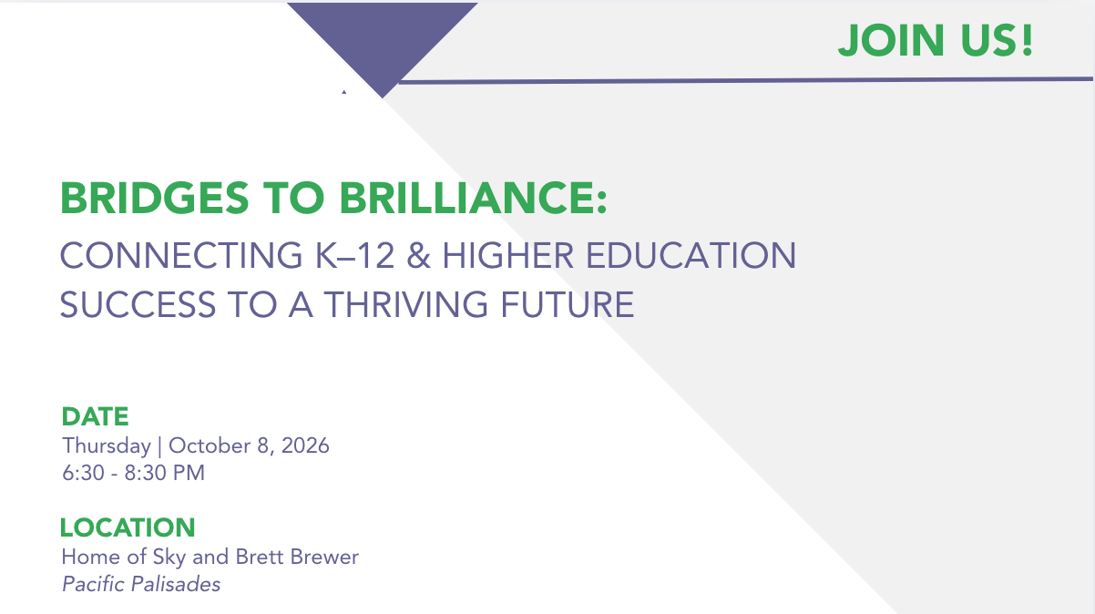 Header image for Bridges to Brilliance event on Oct 8, 2026